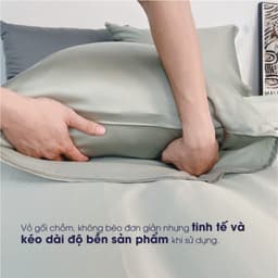 Thumbnail Bộ 4 món ga gối Tencel Châu Âu Changmi Bedding cao cấp siêu mềm mượt và mát lạnh. Tencel chính hãng Lenzing 4
