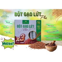 Thumbnail Bột Gạo Lứt  Plus X3 Như Ý Ny  Hỗ Trợ Giảm Cân Thay Thế Bữa Ăn Lành Mạnh Hộp 20 Gói 1