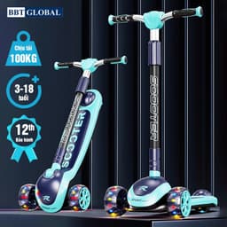 Thumbnail Xe trượt scooter cho bé BBT Global bánh sáng KM986/989 3