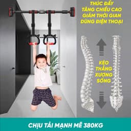 Thumbnail OneTwoFit Tay nắm đu xà đơn Cho bé vận động tăng chiều cao, kháng lực chịu tại 200kg, dây treo tùy chỉnh(1 Đôi) 2