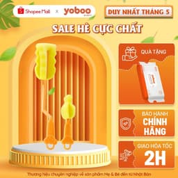 Thumbnail Bộ 2 bàn chải làm sạch bình sữa cho bé Yoboo YB-0029 bằng xốp polyurethane mật độ dày, không xơ vữa - Hàng chính hãng 1