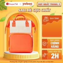 Thumbnail Balo bỉm sữa đa năng cho mẹ và bé Yoboo YB-005 chống thấm nước sức chứa lớn 20L nhiều ngăn chứa đồ - Hàng chính hãng 1