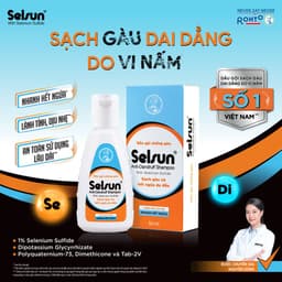 Thumbnail Dầu gội Selsun chống gàu, sạch gàu & hết ngứa da đầu Selsun Anti-Dandruff Shampoo 50ml 4