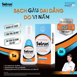 Thumbnail Dầu gội Selsun chống gàu, sạch gàu & hết ngứa da đầu Selsun Anti-Dandruff Shampoo 100ml 4
