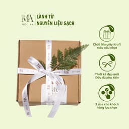 Thumbnail Hộp Quà Xanh Chất Liệu Giấy Kraft Thích Hợp Dùng Để Tặng Quà Người Thân, Tăng Sự Tinh Tế Và Tấm Lòng Của Người Gửi 2