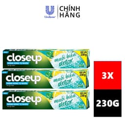 Thumbnail Combo 6 Kem Đánh Răng Closeup Làm Trắng Răng Tự Nhiên Sau 2 Tuần 230G/Tuýp 2
