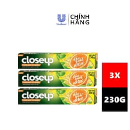Thumbnail Combo 6 Kem Đánh Răng Closeup Làm Trắng Răng Tự Nhiên Sau 2 Tuần 230G/Tuýp 3
