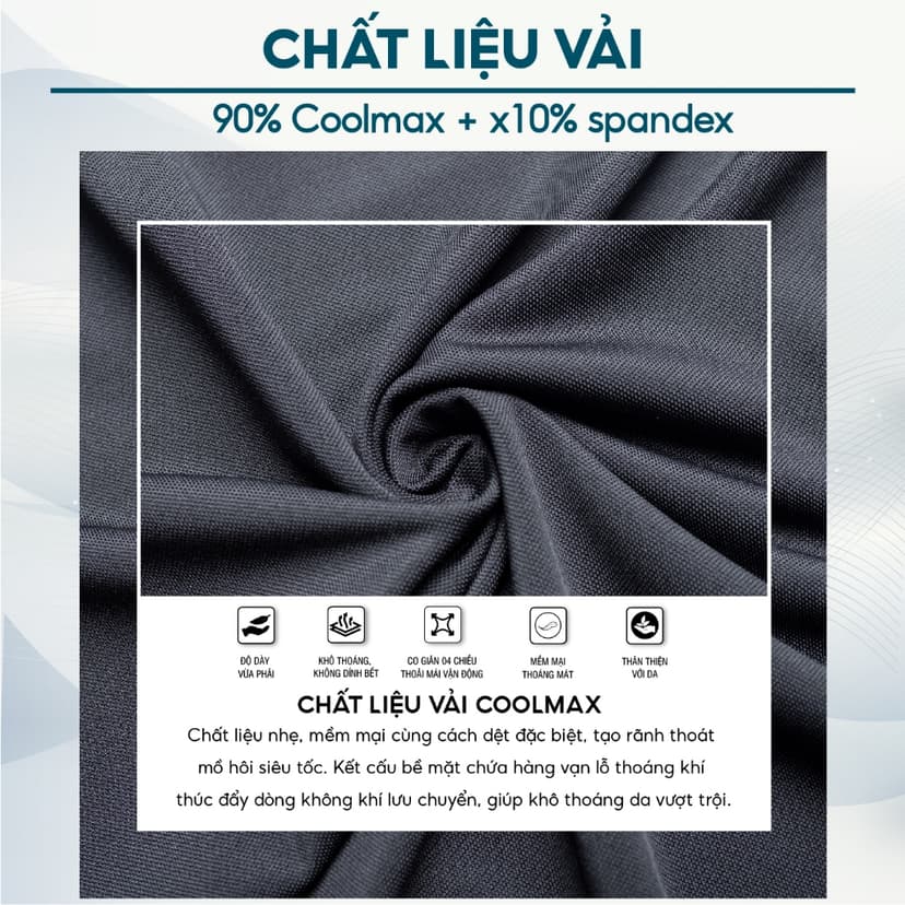 Ảnh Bộ Quần Áo Nam Thể Thao FASVIN PL24626 + Q22508.HN chất vải mềm nhẹ co giãn thoải mái 4