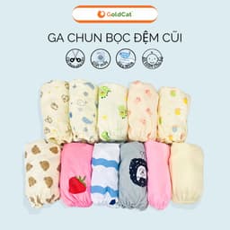 Thumbnail Ga Cũi Cho Bé GOLDCAT GCC Chất Liệu Cotton Mềm Mát Dùng Cho Đệm Dày 5-10cm, Giặt Máy Thoải Mái 1