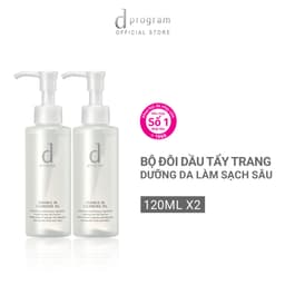Thumbnail Bộ 2 dầu tẩy trang dưỡng da Essence Cleansing Oil d program 120ml x 2 1