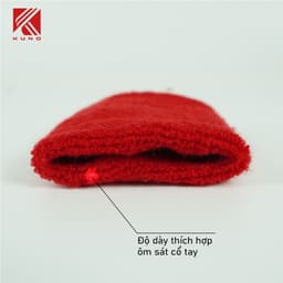 Thumbnail Băng Đô Cổ Tay KUNO Mềm Mại Thoáng Khí Thấm Hút Mồ Hôi Tốt 4