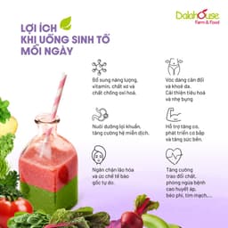 Thumbnail Bột sinh tố 13 loại rau củ tổng hợp Dalahouse Organic Smoothie Powder 2