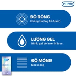 Thumbnail Bao cao su Durex Extra Thin Extra Lubricated 10 bao 3