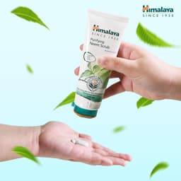 Thumbnail Tẩy tế bào chết chiết xuất lá neem và nghệ ngừa mụm, sáng mịn da Himalaya Purifying Neem Scrub 100ml 4