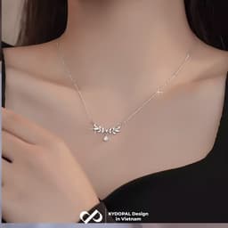 Thumbnail Dây chuyền bạc KYDOPAL đính đá cao cấp trang sức bạc nữ sang trọng 925 - PAL9B4C14 1