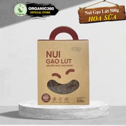 Thumbnail Nui Gạo Lứt, Gạo Trắng, Chùm Ngây HOA SỮA Ăn Kiêng Eat Clean Thực Dưỡng 500g 3