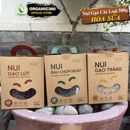 Thumbnail Nui Gạo Lứt, Gạo Trắng, Chùm Ngây HOA SỮA Ăn Kiêng Eat Clean Thực Dưỡng 500g 1