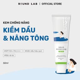 Thumbnail Combo Kem chống nắng Round Lab Birch Juice Mild-up 50ml & Nước hoa hồng 1025 Dokdo Toner 100ml 1