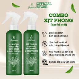Thumbnail Combo 2 bình xịt phòng tinh dầu Sả Chanh 280ml/chai JULYHOUSE khử mùi thơm phòng cấp tốc 2