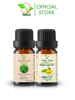 Thumbnail COMBO 2 chai tinh dầu thiên nhiên nguyên chất 10ml- TAMAS, tinh dầu thơm phòng, thơm xe, thư giãn, xua đuổi côn trùng,.. 1