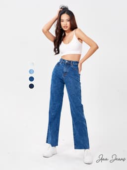 Thumbnail Quần jean nữ ống rộng lưng cao Aaa Jeans 1