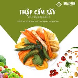 Thumbnail Thập Cẩm Sấy Dalat Farm - Túi 250 g 1
