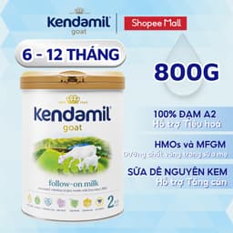 Thumbnail Sữa công thức dê Kendamil Goat số 2 (800g) - Sữa bột nguyên kem Đạm A2 cho bé hệ tiêu hóa nhạy cảm 1