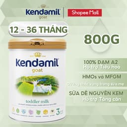 Thumbnail Sữa công thức dê Kendamil Goat số 3 (800g) - Sữa Bột Nguyên Kem Đạm A2 cho bé hệ tiêu hóa nhạỵ cảm 1