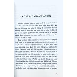 Thumbnail Sách Bộ Luật Tố Tụng Dân Sự (Hiện Hành) (Sửa Đổi, Bổ Sung Năm 2019, 2020, 2022, 2023) 2
