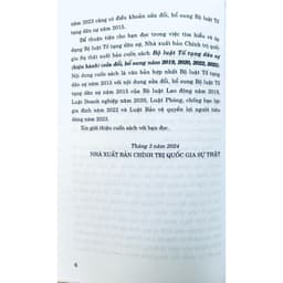 Thumbnail Sách Bộ Luật Tố Tụng Dân Sự (Hiện Hành) (Sửa Đổi, Bổ Sung Năm 2019, 2020, 2022, 2023) 3