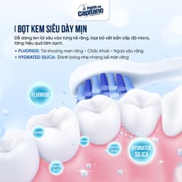 Thumbnail Kem Đánh Răng Trắng Răng Capitano Toothpaste Italy Giải Quyết Các Vấn Đề Răng Miệng, Trắng Sáng Tự Nhiên 75ml 3