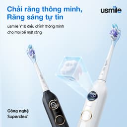 Thumbnail Bàn chải điện sóng âm thông minh usmile Y10 + Tăm nước usmile C10 2