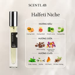 Thumbnail Nước hoa unisex SCENTLAB No.68 Norman Halfeti Niche tinh dầu thơm lâu lưu hương 10h sang trọng cổ điển mini 10ml 4