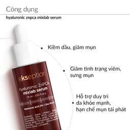 Thumbnail Serum kẽm Ekseption Hyaluronic ZnPCA, HA + 1% ZnPCA giảm mụn, kiềm dầu 75ml 2