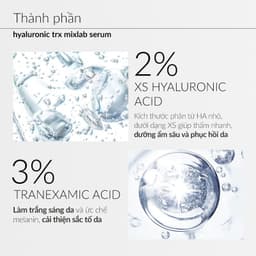 Thumbnail Serum HA + 3% Tranexamic acid mờ nám, sáng da Ekseption Hyaluronic TRX 75ml 4