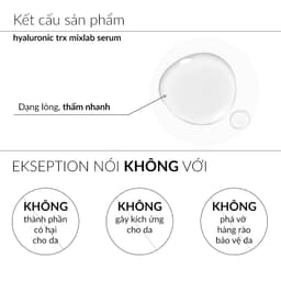 Thumbnail Serum HA + 3% Tranexamic acid mờ nám, sáng da Ekseption Hyaluronic TRX 75ml 3