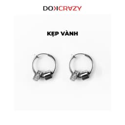 Thumbnail Khuyên tai tròn DOKCRAZY Thép Không Gỉ Thời Trang Phong Cách Đường Phố nhiều size Unisex - DOK01 4