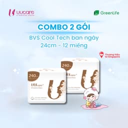 Thumbnail Combo tiết kiệm Băng vệ sinh UUcare Singapore Cooltech ban ngày 24cm 12 miếng 3