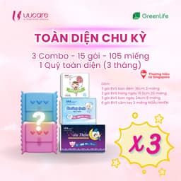 Thumbnail Combo 5 gói BVS UUcare Singapore Kháng khuẩn - Toàn diện chu kỳ 1