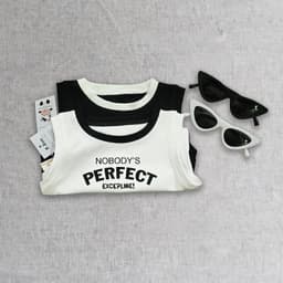 Thumbnail Áo Croptop Sát Nách Lé Cổ BabyBoo Hình In NOBODY Cho Bé Gái Cực Sành Điệu - PIBO-CRSN02 3