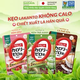 Thumbnail Kẹo Lakanto Không Calo Chiết Xuất La Hán Quả, 3 Hương Vị, Không tăng đường huyết, Không gây sâu răng - 60g 1