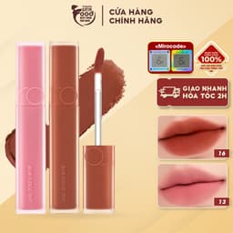 Thumbnail [Be OVEEER Shade] Son Kem Siêu Lì, Lên Màu Chuẩn, Mịn Môi Hàn Quốc Romand Blur Fudge Tint 5g 1