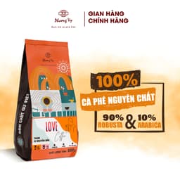 Thumbnail Cà Phê Nguyên Chất Love Coffee 500g thơm dịu, vị đậm, hậu cân bằng, Phương Vy Coffee 1