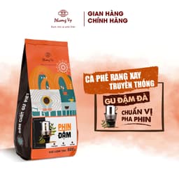 Thumbnail Cà Phê Truyền Thống Phin Đậm 500g vị đậm mạnh, thơm nồng, hậu đậm, Phương Vy Coffee 1
