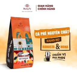 Thumbnail Cà Phê Nguyên Chất Moka Chồn 500g vị đậm, thơm dịu, hậu cân bằng, Phương Vy Coffee 1