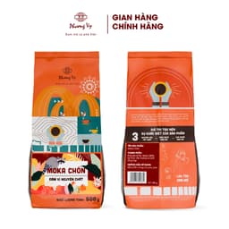 Thumbnail Cà Phê Nguyên Chất Moka Chồn 500g vị đậm, thơm dịu, hậu cân bằng, Phương Vy Coffee 2