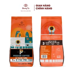 Thumbnail Cà Phê Truyền Thống Passion Coffee 500g vị đậm mạnh, thơm nồng, hậu đậm, Phương Vy Coffee 2