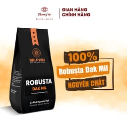 Thumbnail Cà Phê Nguyên Chất Mr. Phin Robusta Dak Mil 500g thơm, đậm đà, không chua, Phương Vy Coffee 1