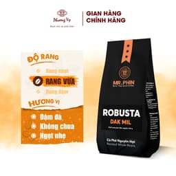 Thumbnail Cà Phê Nguyên Chất Mr. Phin Robusta Dak Mil 500g thơm, đậm đà, không chua, Phương Vy Coffee 3