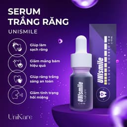 Thumbnail Serum trắng răng Unismile Unikare -  Hỗ trợ cải thiện vết ố vàng răng làm sạch mảng bám trên răng 10ml 3